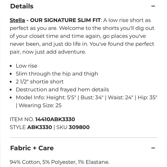 BKE Stella Shorts - Picture 6 of 6